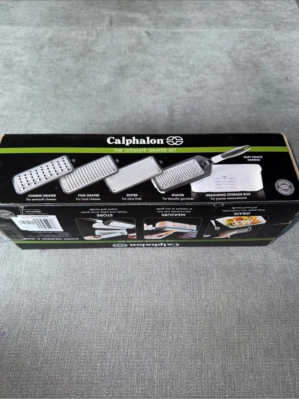 Calphalon Ultimate Grater Set - Coarse, Fine, Zester, & Shave